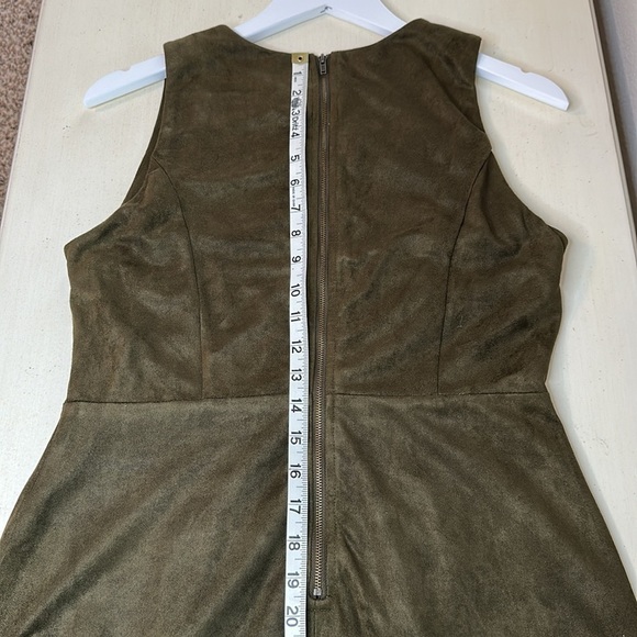 Blush Noir Faux Suede Dress Size M - Picture 15 of 15